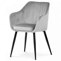 Jídelní židle PIKA SIL4, šedá stříbrná