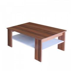 Konferenční stolek 67950 - ořech / bílá