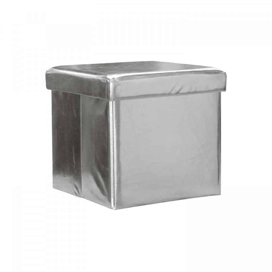 Levně Idea Sedací úložný box stříbrný