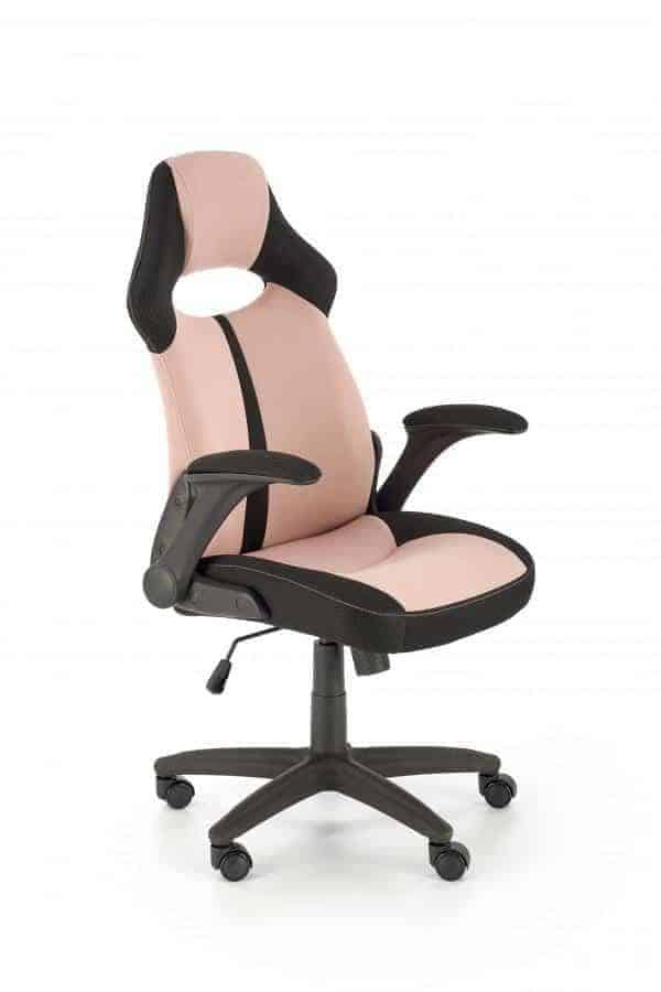 Halmar Kancelářská židle BLOOM - růžová/černá