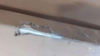 Postel TETRIX s roštem LOZ/160/B, bílý lesk - II.jakost č.2 Postel TETRIX s roštem LOZ/160/B, bílý lesk - II.jakost č.2