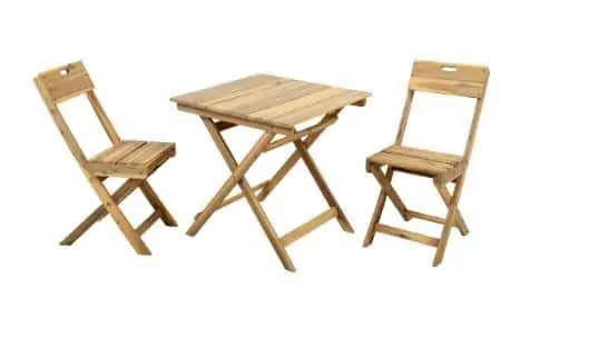 Rojaplast FILAX bistro set dřevěný