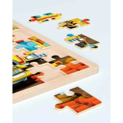 Dřevěné puzzle stavba MHBH1177