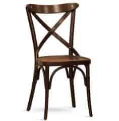 Jídelní židle Croce 1327 - sytě hnědá č.1