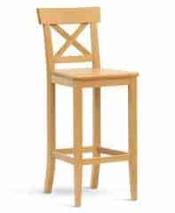 Barová židle Hoker - dub č.1