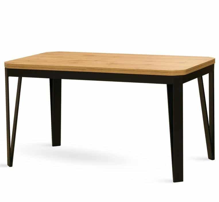 Stima Rozkládací jídelní stůl SAM - dub wotan lamino 200x100/+2x50 cm rozklad