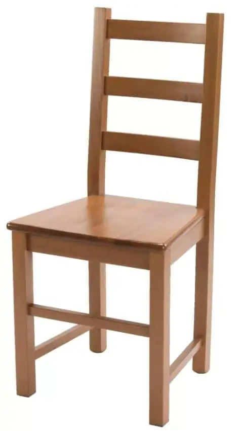 Levně MIKO Dřevěná židle Rustica - masiv Tmavě hnědá
