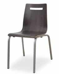 Jídelní židle Prima - podnož chrom/RALL 9006 č.1