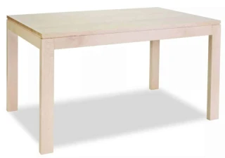 Jídelní stůl CALLISTO BUK, masiv - rozkládací 160x85/+45 č.1
