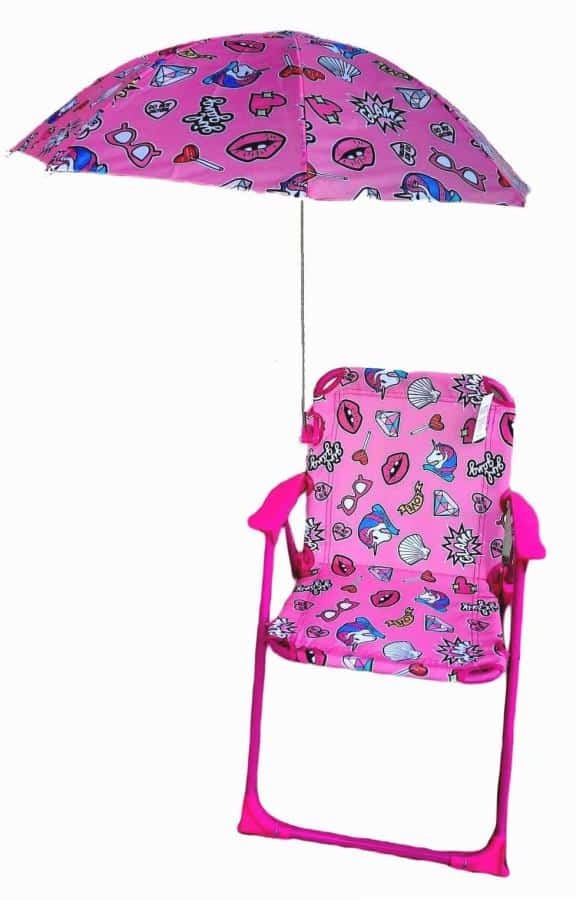 Levně bHome Dětská campingová židlička Jednorožec růžový ZLBH1203
