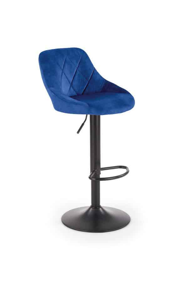 Levně Halmar Barová židle H101 - modrá
