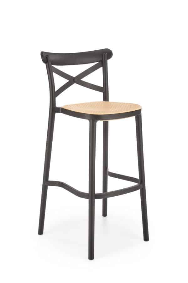 Halmar Barová židle H111 - černá