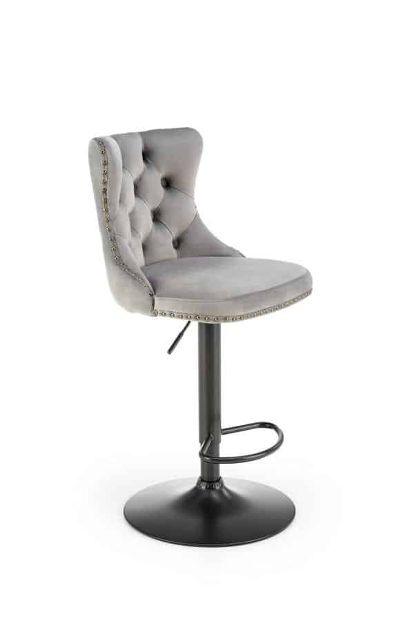 Halmar Barová židle H117 - šedá