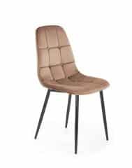 K417 krzesło beżowy velvet (1p=4szt)
