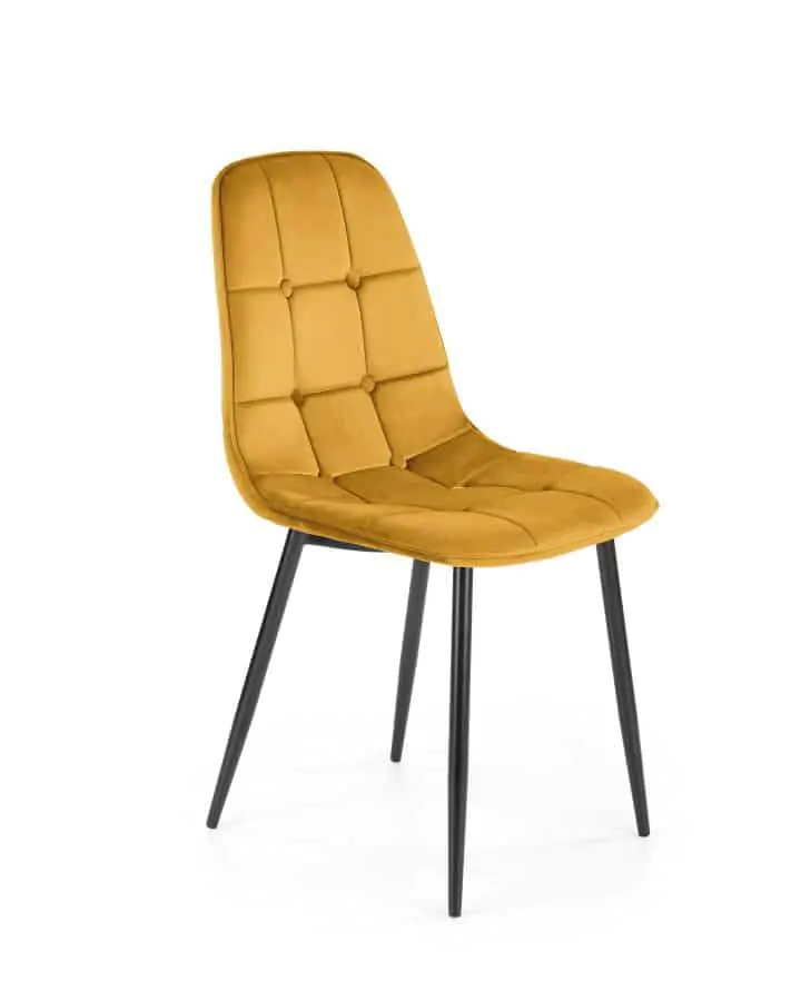 Halmar Jídelní židle K417 - žlutá