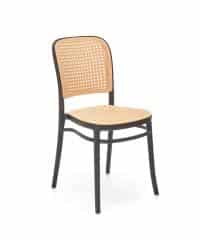 K483 krzesło naturalny/czarny (1p=4szt)