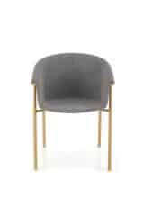 K489 krzesło popielaty (1p=2szt)