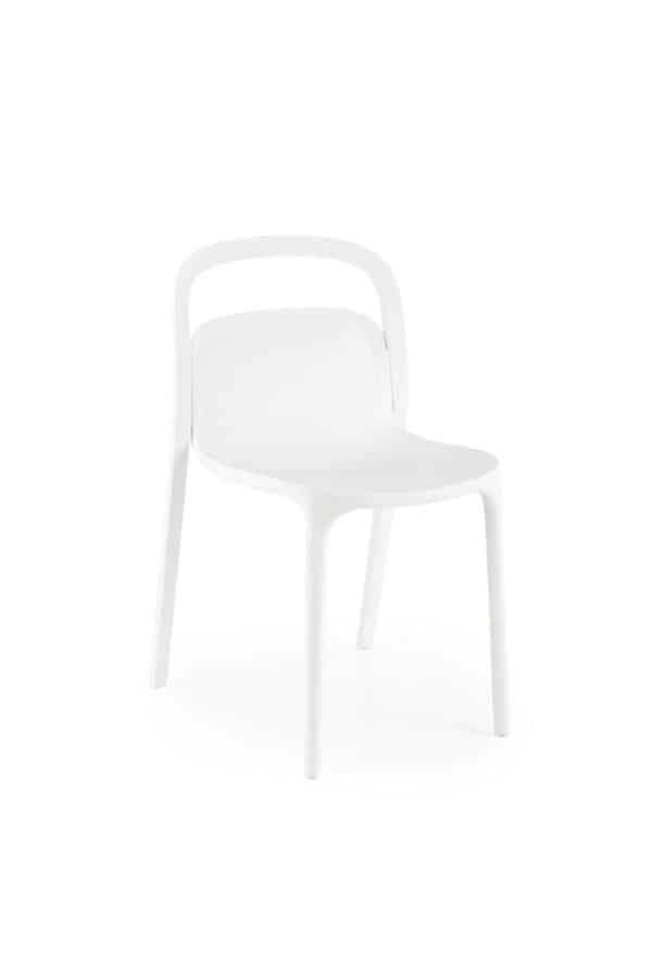 Levně Halmar Židle K490 - bílá
