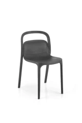 K490 krzesło plastik czarny(1p=4szt)