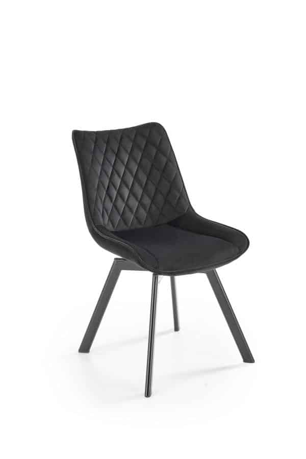 Levně Halmar Otočná jídelní židle K520 - černá