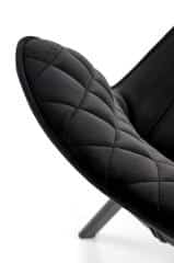 K520 krzesło nogi - czarne, siedzisko - czarny (1p=2szt)