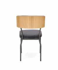 SMART krzesło KR dąb naturalny/czarny (1p=2szt)