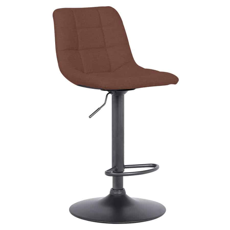 Tempo Kondela Barová židle LAHELA - hnědá/černá + kupón KONDELA10 na okamžitou slevu 3% (kupón uplatníte v košíku)