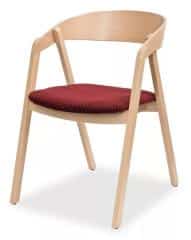 Jídelní židle Guru buk čalouněný sedák č.1