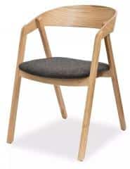 Jídelní židle Guru dub čalouněný sedák č.1