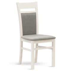 Židle VITO - bílá, Boss 15 grigio
