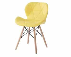 Jídelní židle BOSSE žlutá č.1