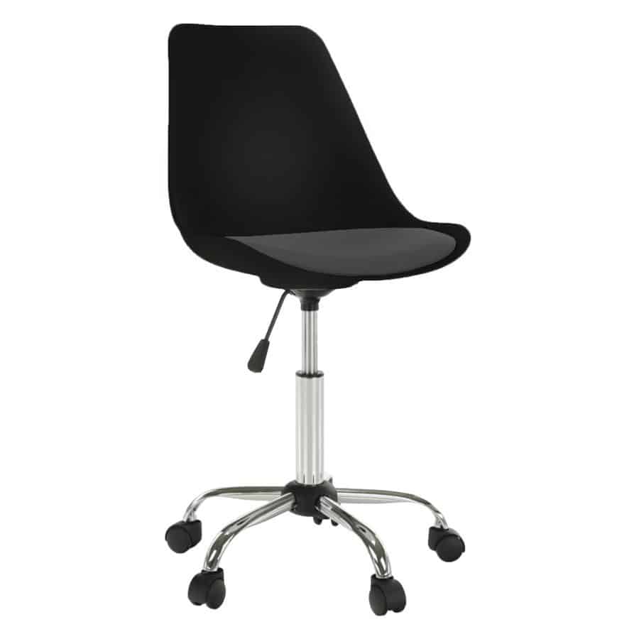 Tempo Kondela Kancelářská židle DARISA NEW - černá/tmavě šedá + kupón KONDELA10 na okamžitou slevu 3% (kupón uplatníte v košíku)
