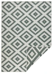 NORTHRUGS - Hanse Home koberce kusový koberec Twin-Wendeteppiche 103131 grün creme