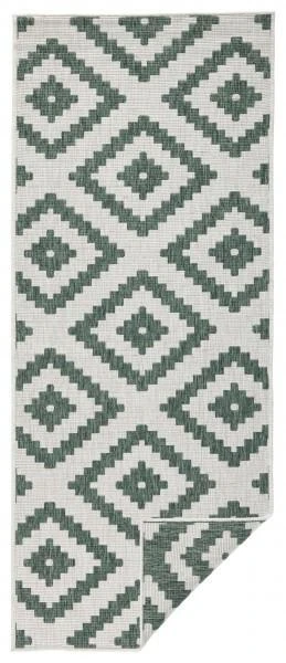 NORTHRUGS - Hanse Home koberce kusový koberec Twin-Wendeteppiche 103131 grün creme