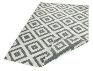 NORTHRUGS - Hanse Home koberce kusový koberec Twin-Wendeteppiche 103131 grün creme