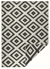 NORTHRUGS - Hanse Home koberce kusový koberec Twin-Wendeteppiche 103129 schwarz creme