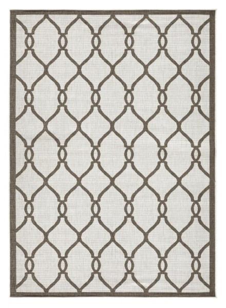 Levně NORTHRUGS - Hanse Home koberce Kusový koberec Twin-Wendeteppiche 103122 braun creme 160x230 cm