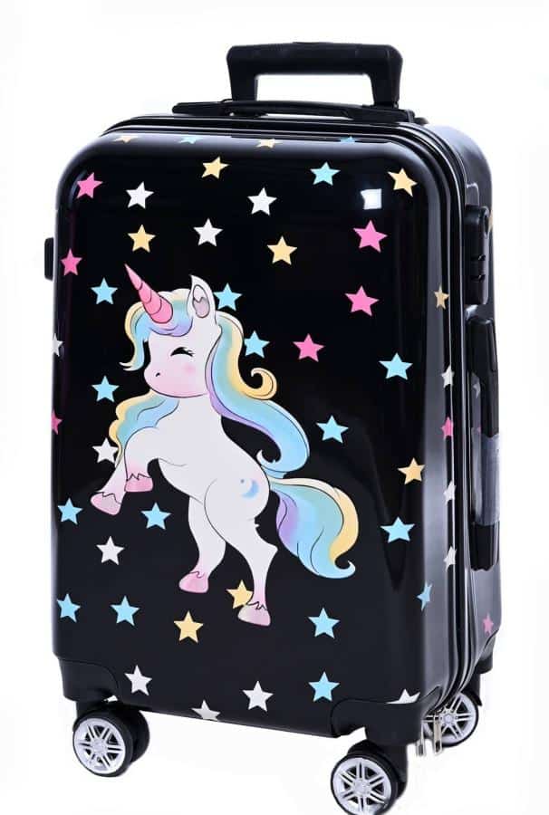 Levně bHome Dětský cestovní kufr Unicorn s hvězdami 45l KFBH1272
