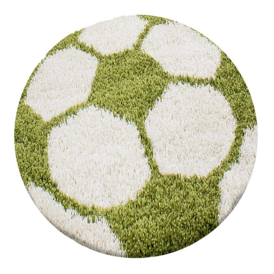 Levně Ayyildiz Dětský kusový koberec Fun 6001 green 100x100 (průměr) kruh