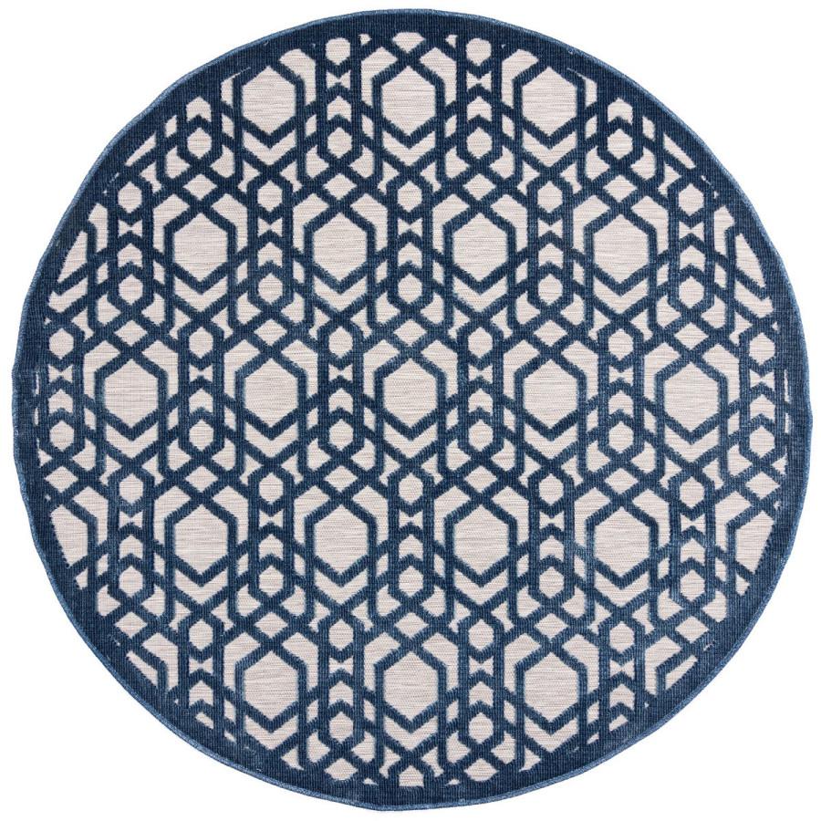 Levně Flair Rugs Kusový koberec Piatto Oro Blue kruh 160x160 (průměr) kruh
