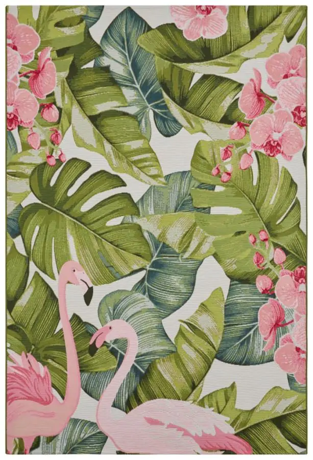 Hanse Home Kusový koberec Flair 105614 Tropical Flamingo 120x180 cm