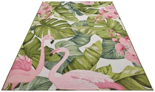 Hanse Home kusový koberec Flair 105614 Tropical Flamingo Multicolored