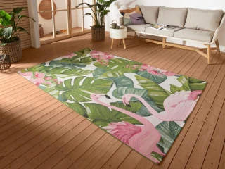 Hanse Home kusový koberec Flair 105614 Tropical Flamingo Multicolored