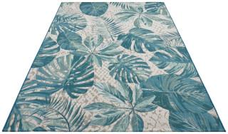Hanse Home kusový koberec Flair 105618 Tropical Leaves Turqouise