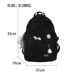 Školní batoh Medvídek černý DBBH1285