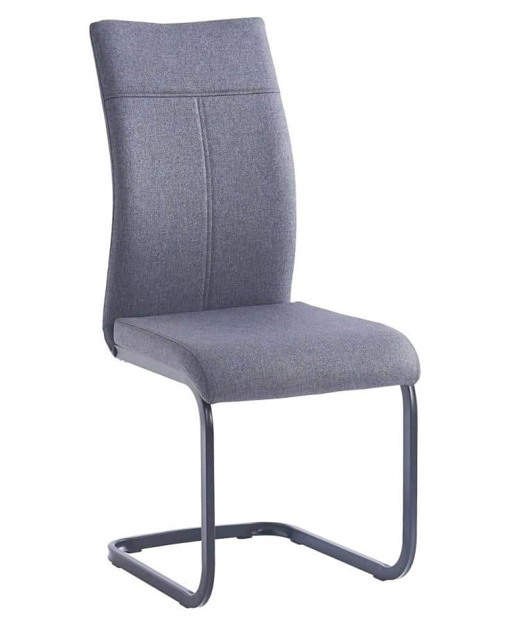 Casarredo Čalouněná židle COMO černá/šedá
