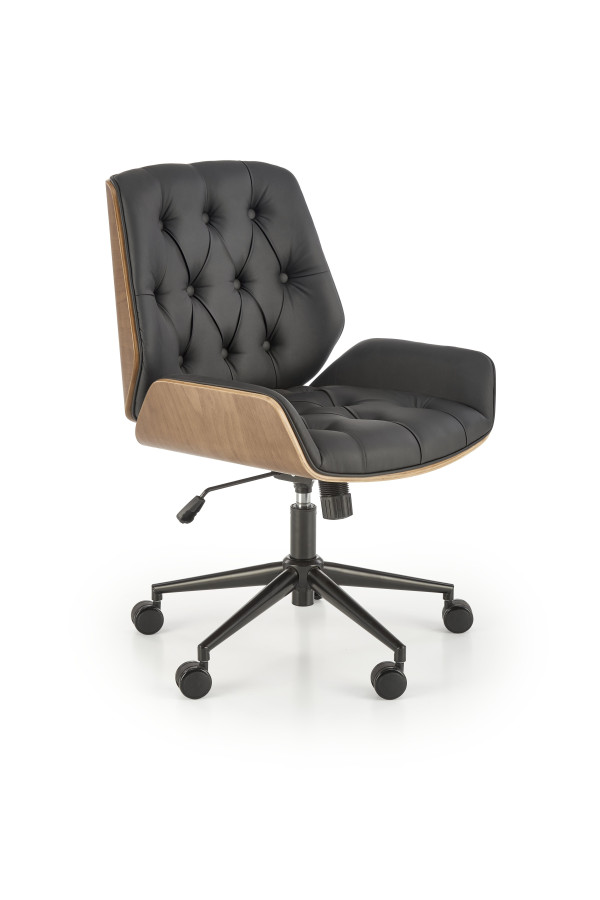 Halmar Kancelářská židle GAVIN - ořech/černá