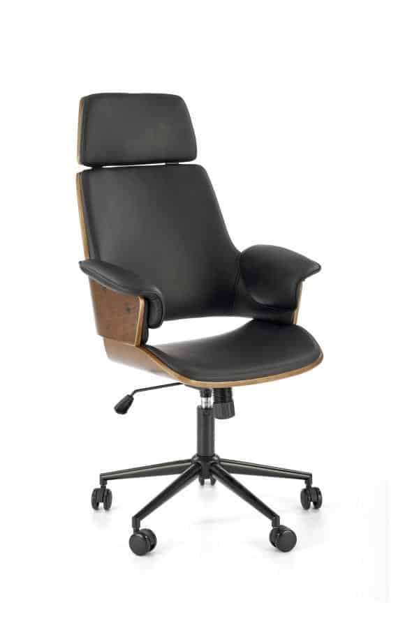 Halmar Kancelářská židle WEBER - ořech/černá