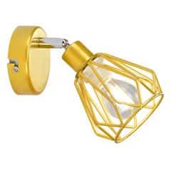 Nástěnná lampa OKIRA TYP 2 - zlatá/kov