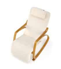 PRIME fotel wypoczynkowy z funkcją kołyski, beżowy (1p=1szt)